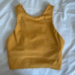 Athleta Conscious Crop xxs in Abyssinian Yellow (mustard)